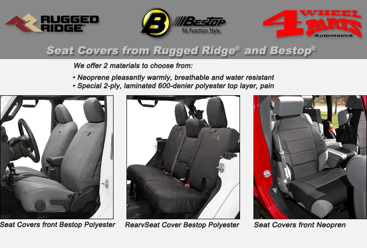 Jeep Gladiator JT Seat Covers | 4 Wheel Parts