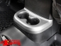 Preview: Silver Cup Holder Rear Accent Jeep Wrangler JK year 11-18
