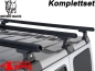 Preview: Overhead Rhino Rack Mounting Kit + Heavy Duty Bars Black JL year 18-24 4-doors