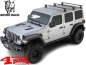 Preview: Overhead Rhino Rack Mounting Kit + Vortex Bars Black JL year 18-24 4-doors