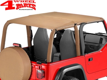 Safari Header Bikini Top Strapless Spice Denim Bestop Jeep Wrangler Tj Year 97 02 4 Wheel Parts