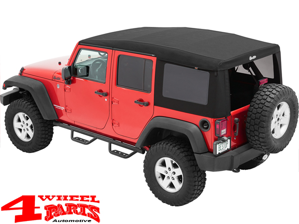 Supertop ULTRA Soft Top Bestop Black Twill Textil 3-layer Jeep Wrangler JK  Unlimited year 07-18 4-doors