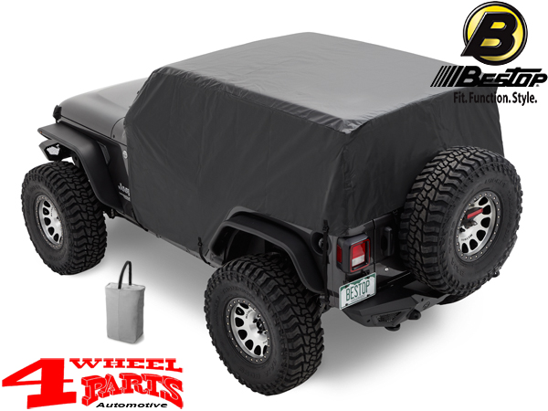 Trail Cover from Bestop with Soft Top or Hardtop installed Jeep Wrangler JK  JL year 07-23 2-doors