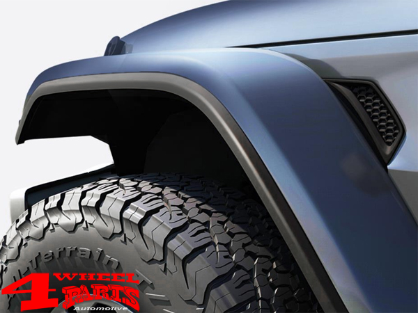 Extended Fender Flares 4 Piece 22mm Jeep Wrangler JL year 18-23 + Gladiator  JT year 19-23