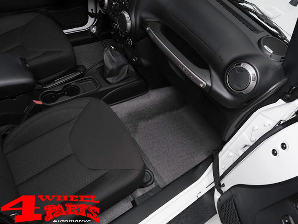 Bedrug Premium Carpeted Floor Covering Kit for 07-18 Jeep Wrangler