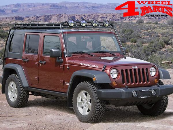 Overhead Roof Rack Stealth GOBI Jeep Wrangler JK Unlimited year 07-18  4-doors | 4 Wheel Parts
