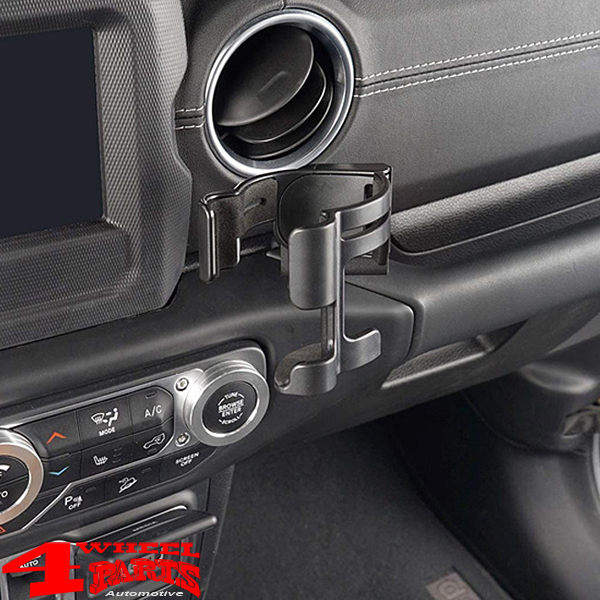 Cup and Phone Holder on the Grab Bar Jeep Wrangler JL year 18-24 +