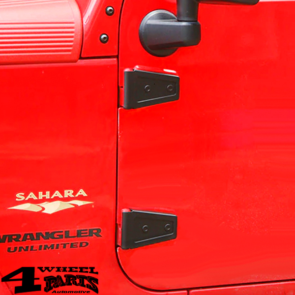 ABS Schwarz Türscharnier 2 Tür Version Decoraion Für Jeep Wrangler