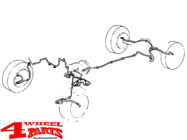 Diagram Jeep Cj Amc 20 Brake Passenger Side 1984 Cj-7 Rear A