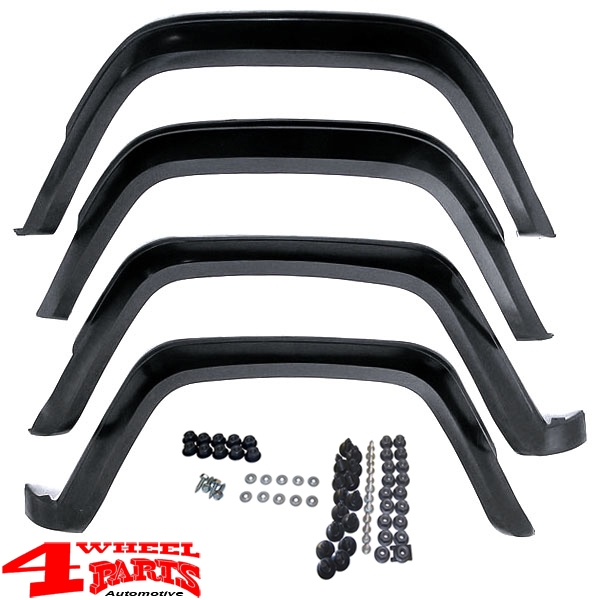 Fender Flare Kit with Hardware 4-pce. Jeep Cherokee XJ year 84-96
