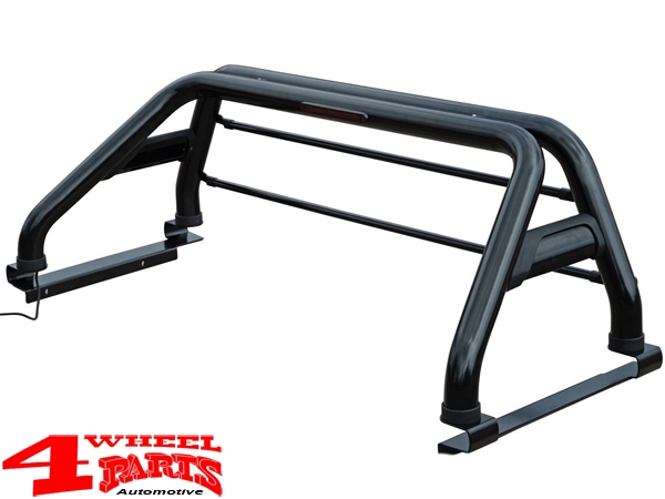 Roll Bar Steel Black matte powder coated with TÜV Volkswagen VW Amarok ...