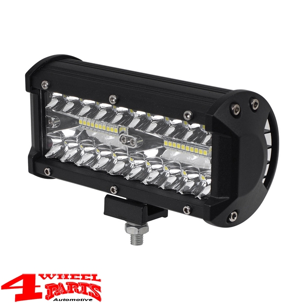 LED Lightbar 7 (16,5 cm) 120 Watts for 12 or 24 Volt Jeep