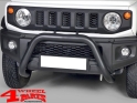 Side Bars oval with step Stainless steel Black Jimny GJ + HJ year 10.18